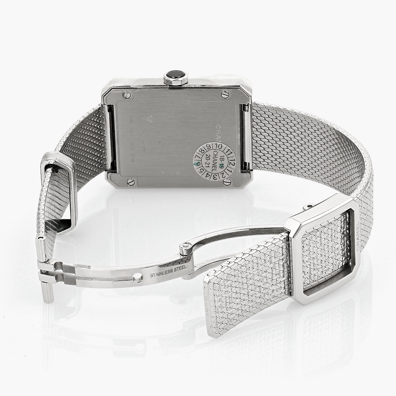 CHANEL Stainless Steel Boy·Friend Tweed Watch