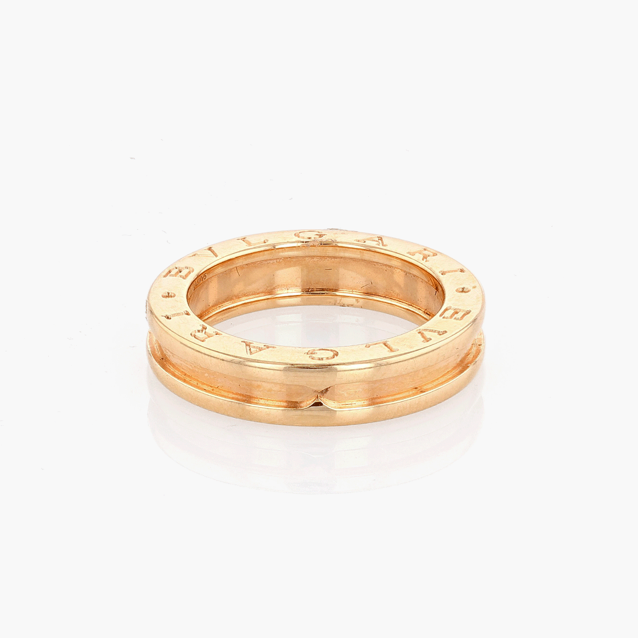 Vintage 18k Rose Gold Bulgari B.Zero1 Ring