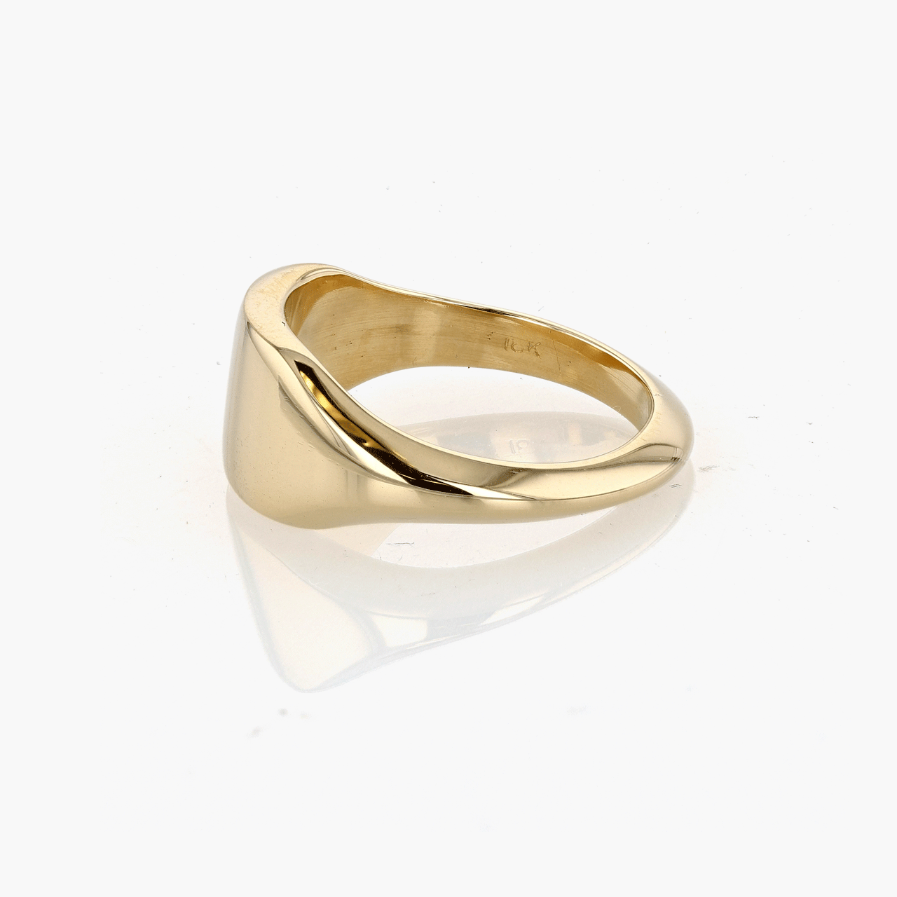 Gold Rectangular Signet Ring