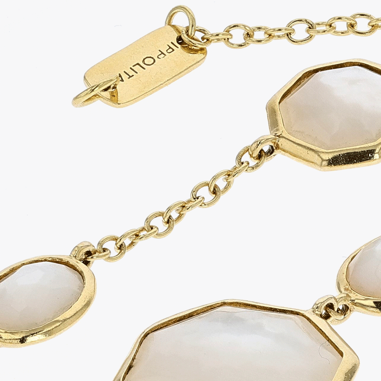 Ippolita Gold and Mother of Pearl Station Necklace