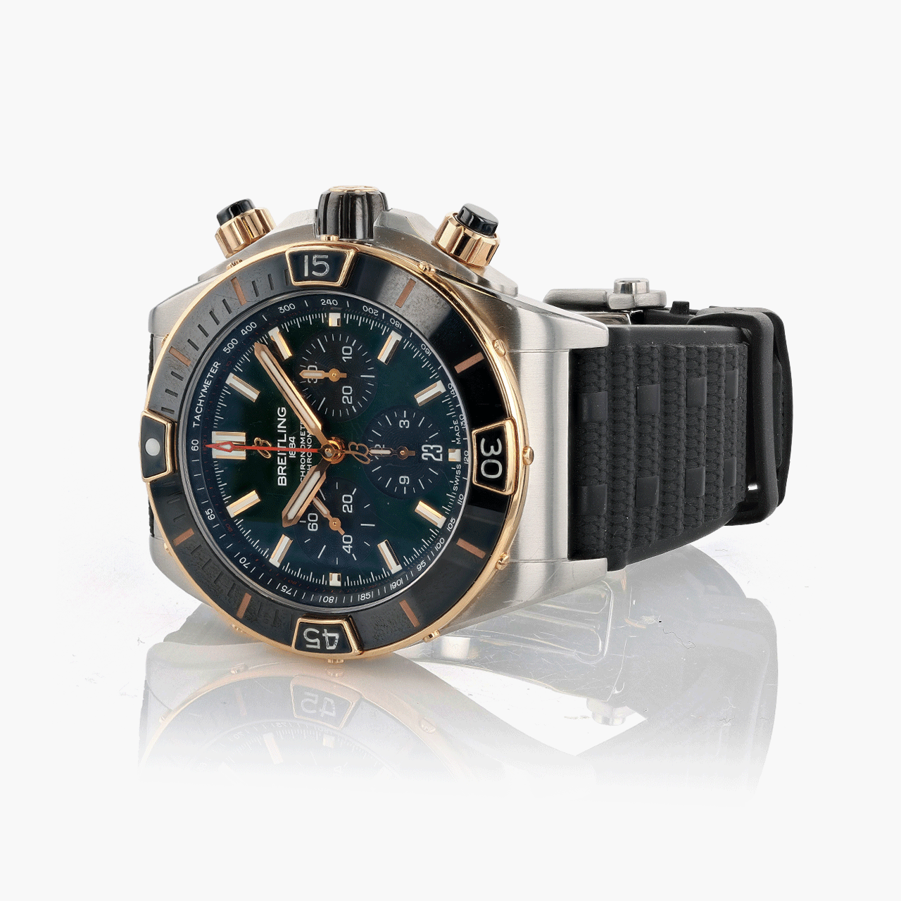 Breitling Super Chronomat in Rose Gold and Steel