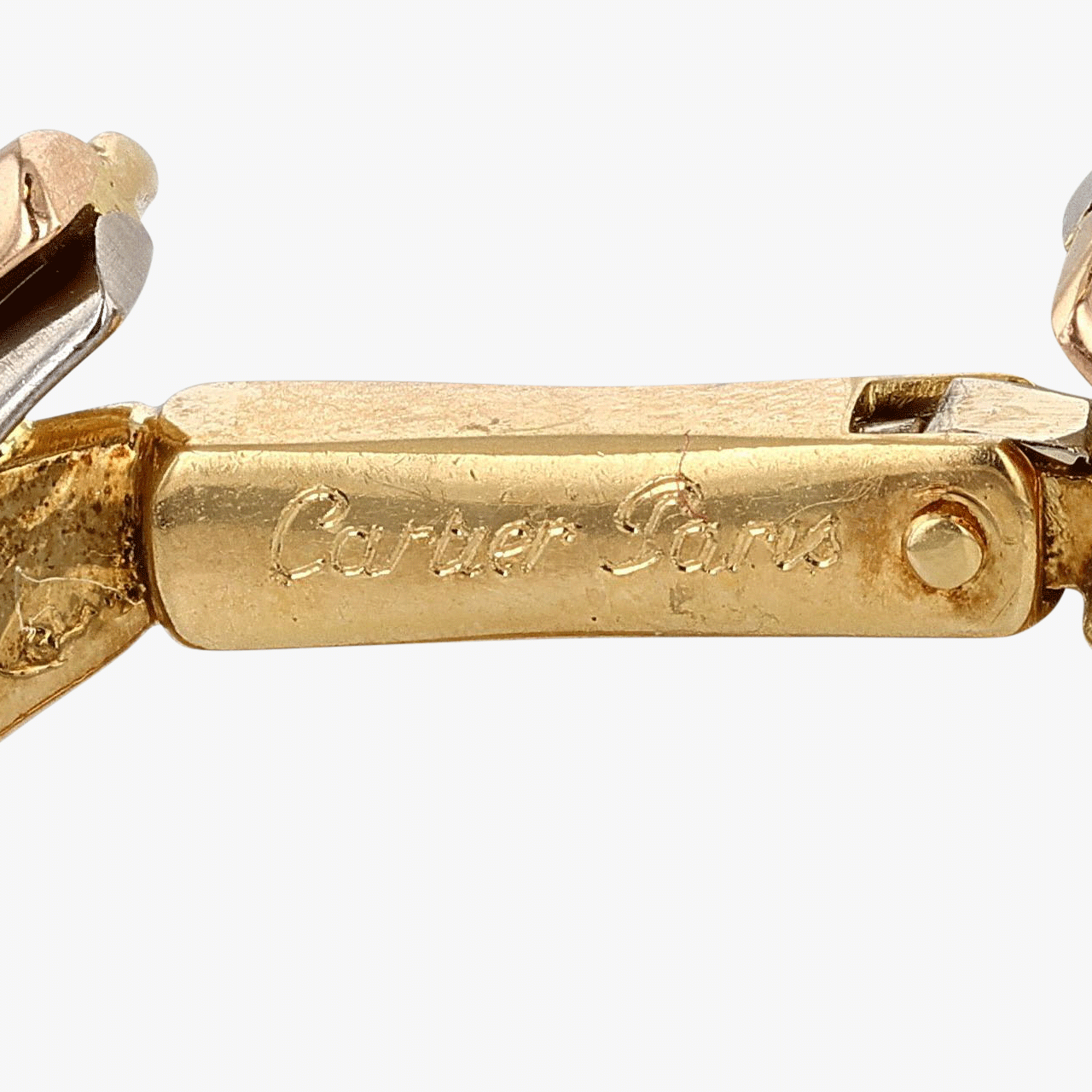 Cartier Trinity Cufflinks in Gold, Rose Gold, and White Gold
