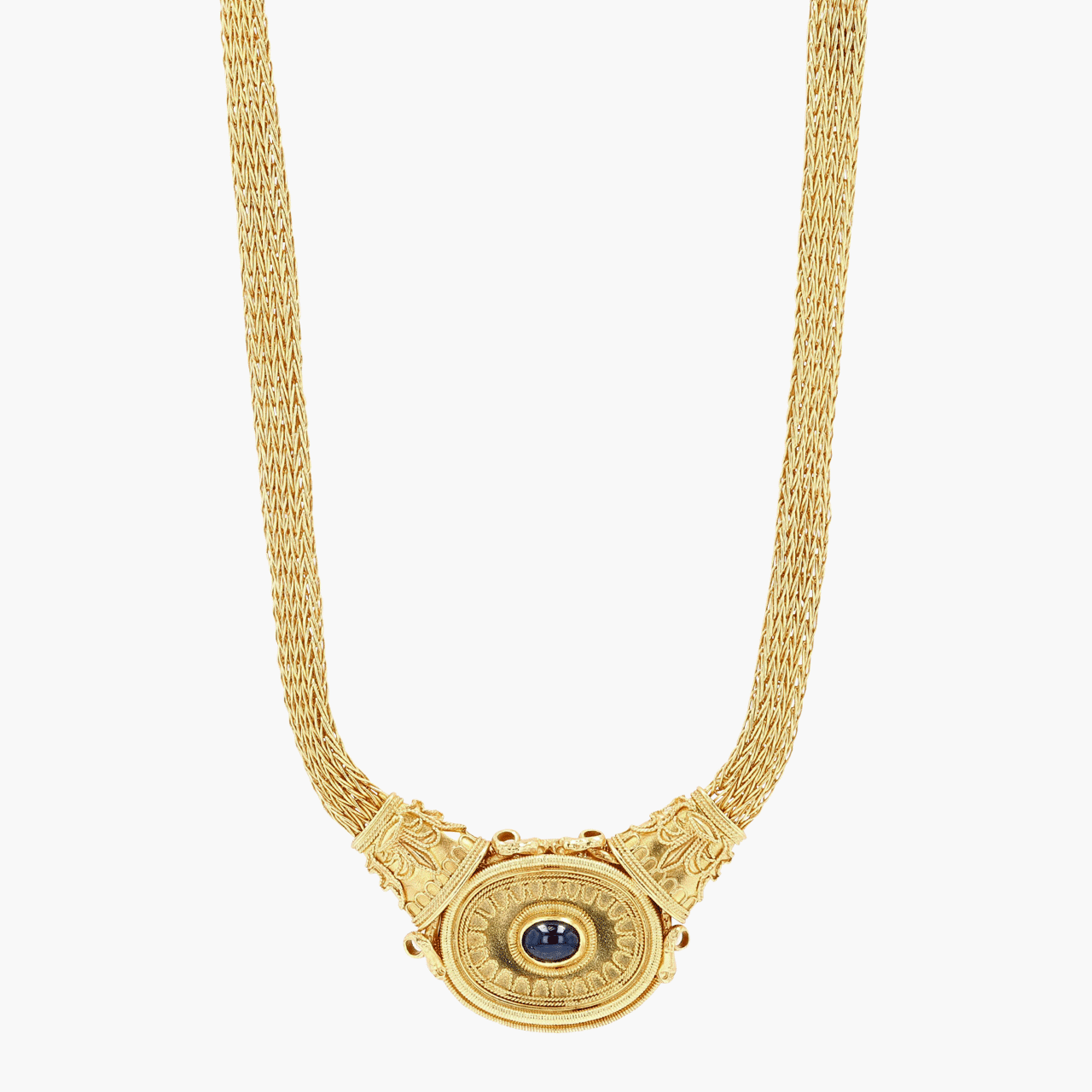 22 Karat Gold Etruscan Revival Necklace From The Metropolitan Museum of Art