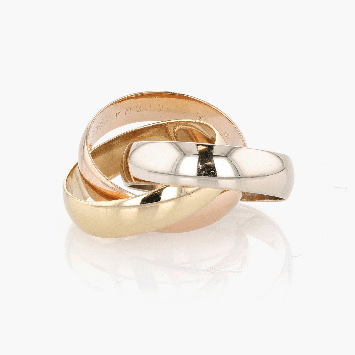 Cartier Trinity Three Row Ring