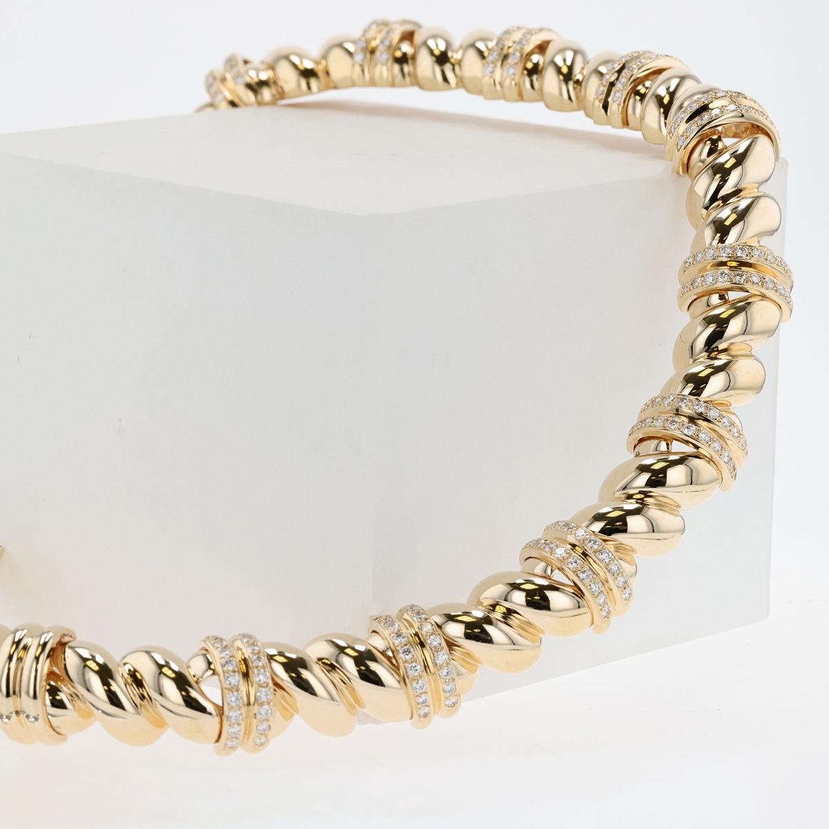14KT Gold Collar With Diamonds