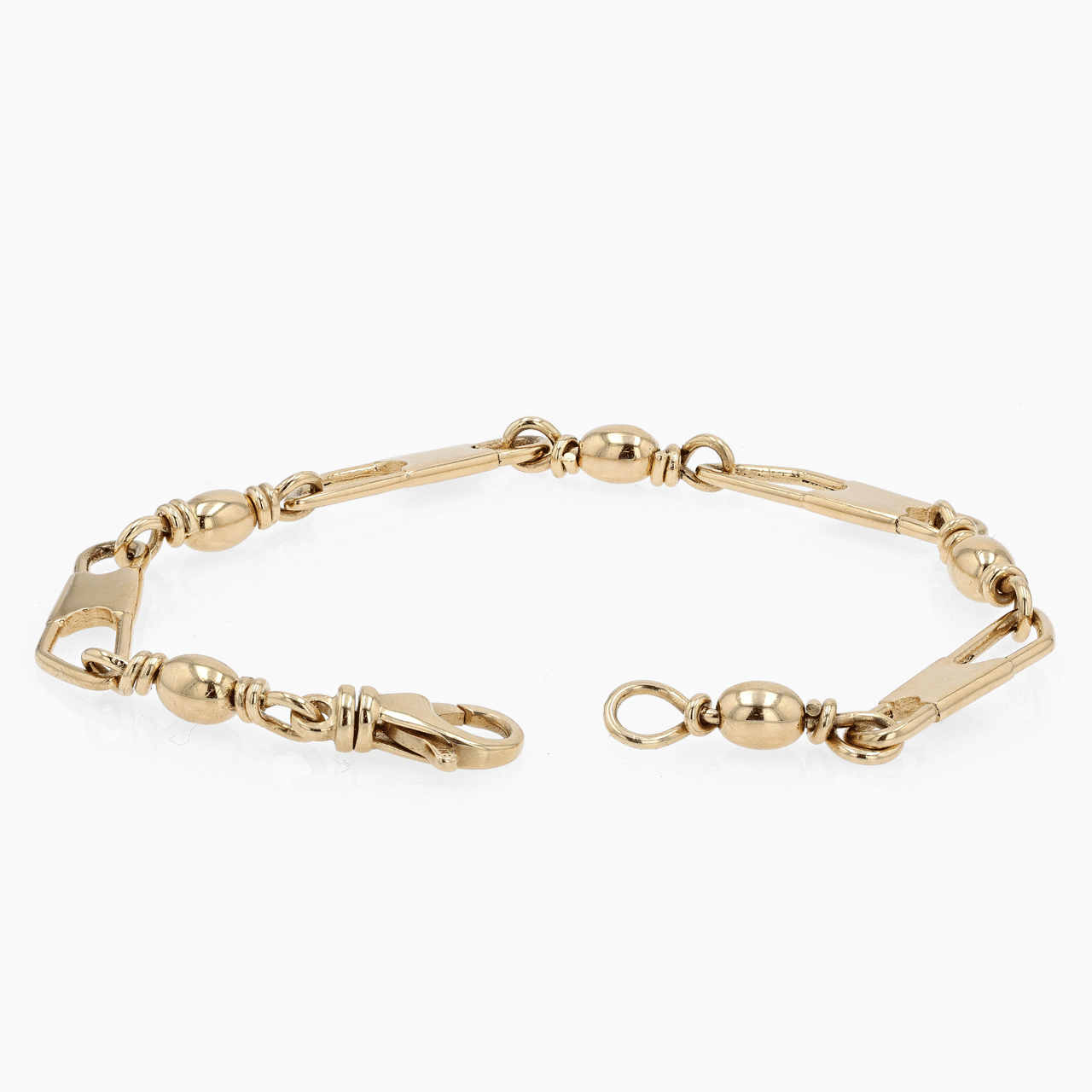 Gold Fishing Motif Bracelet