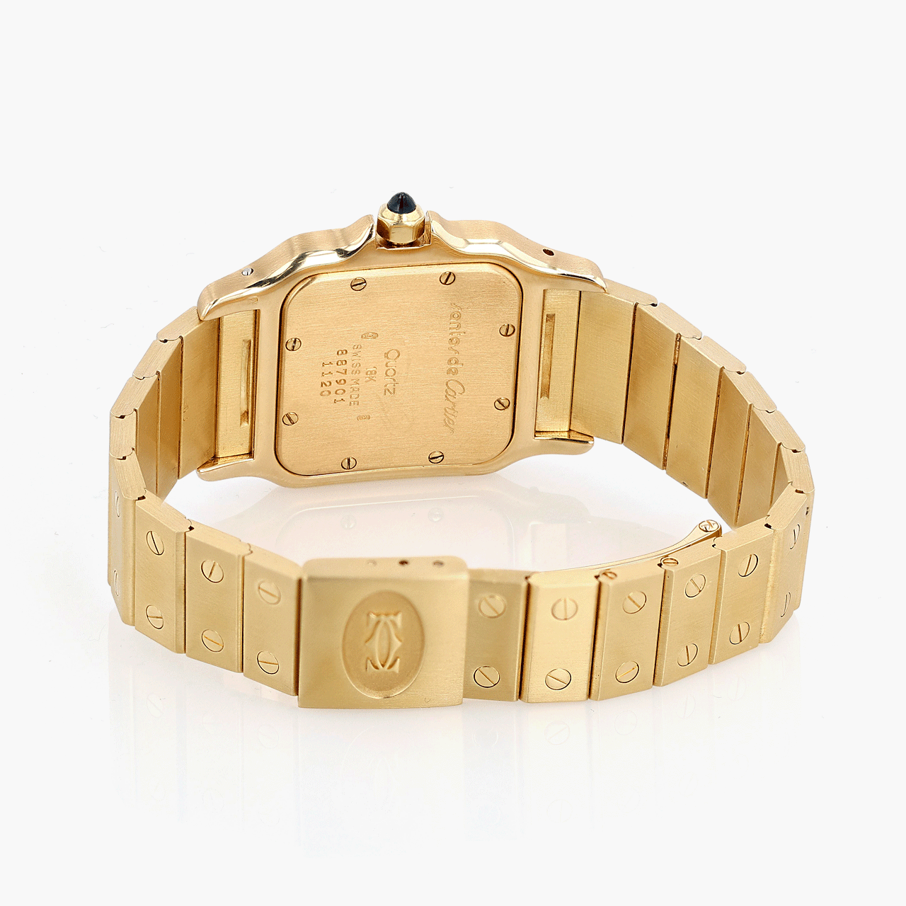 Cartier Santos Galbee Gold Quartz Watch