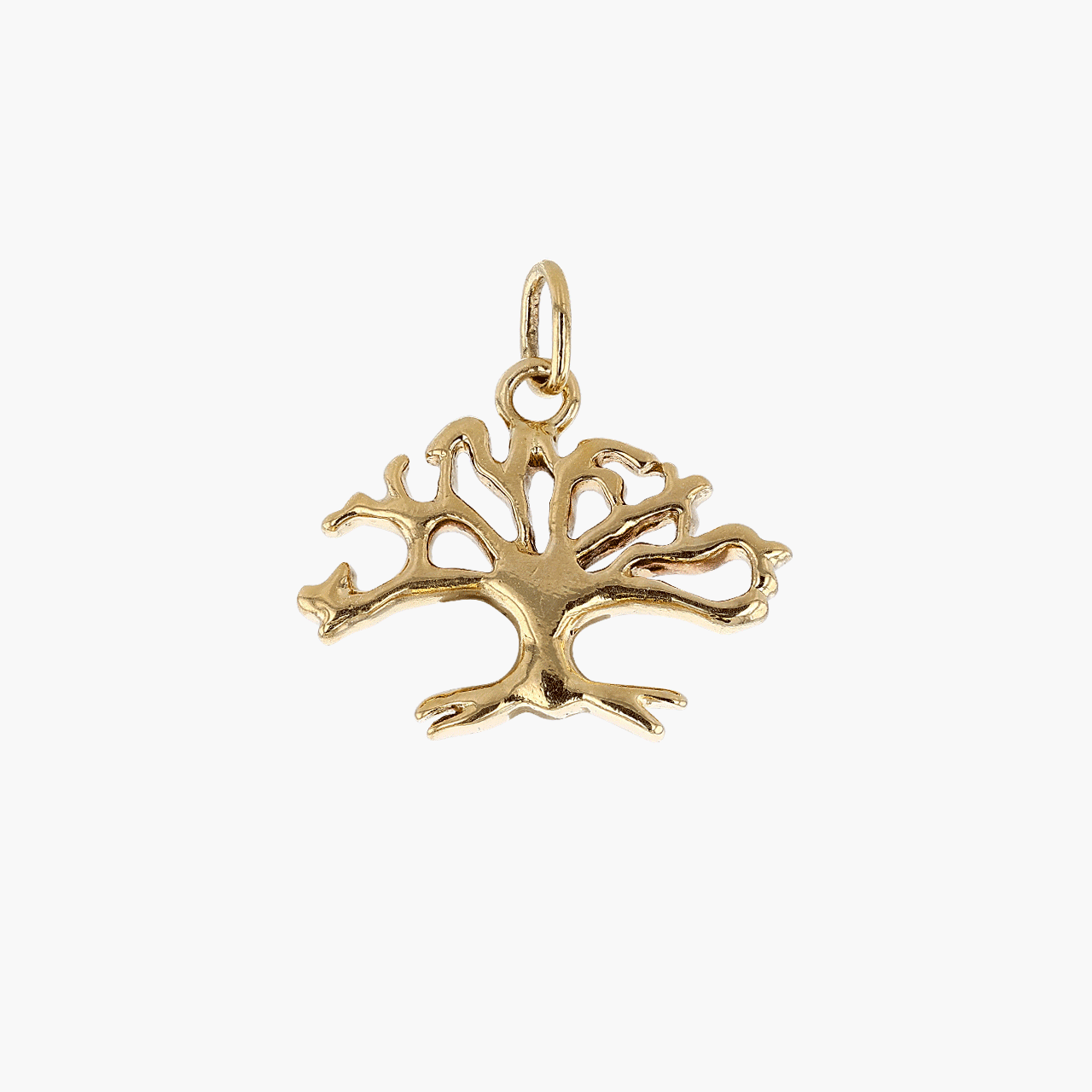 Gold and Emerald Tree of Life Charm