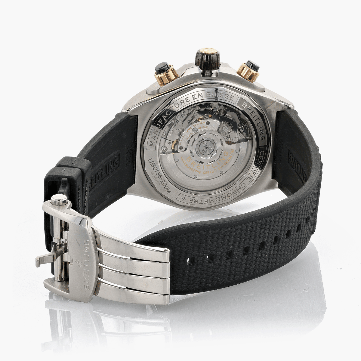 Breitling Super Chronomat in Rose Gold and Steel