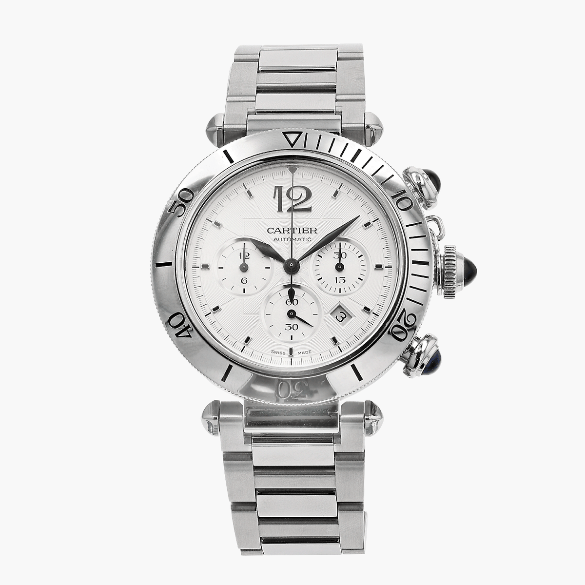 Cartier Stainless Steel Pasha 41mm