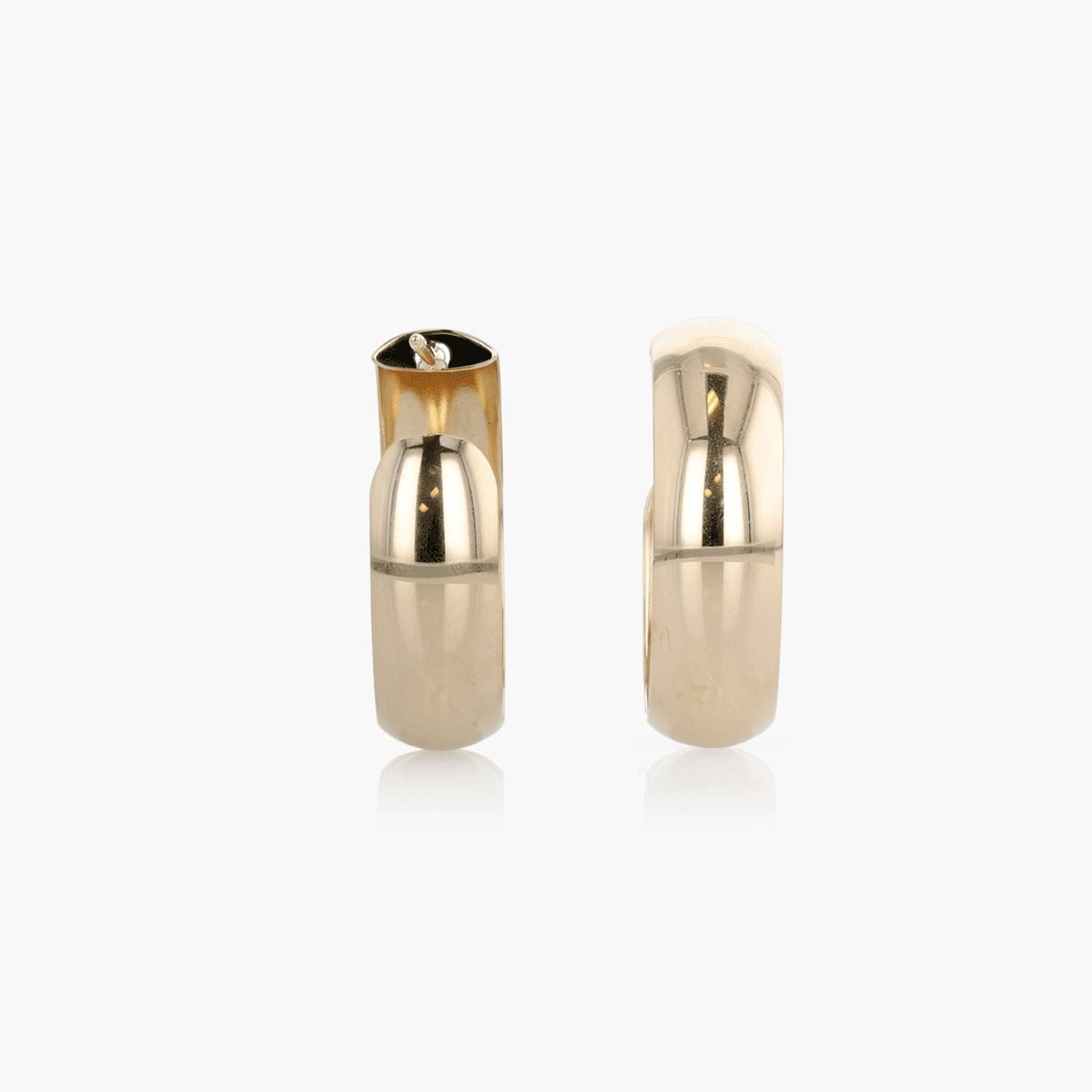 Gold Half Hoop Earrings