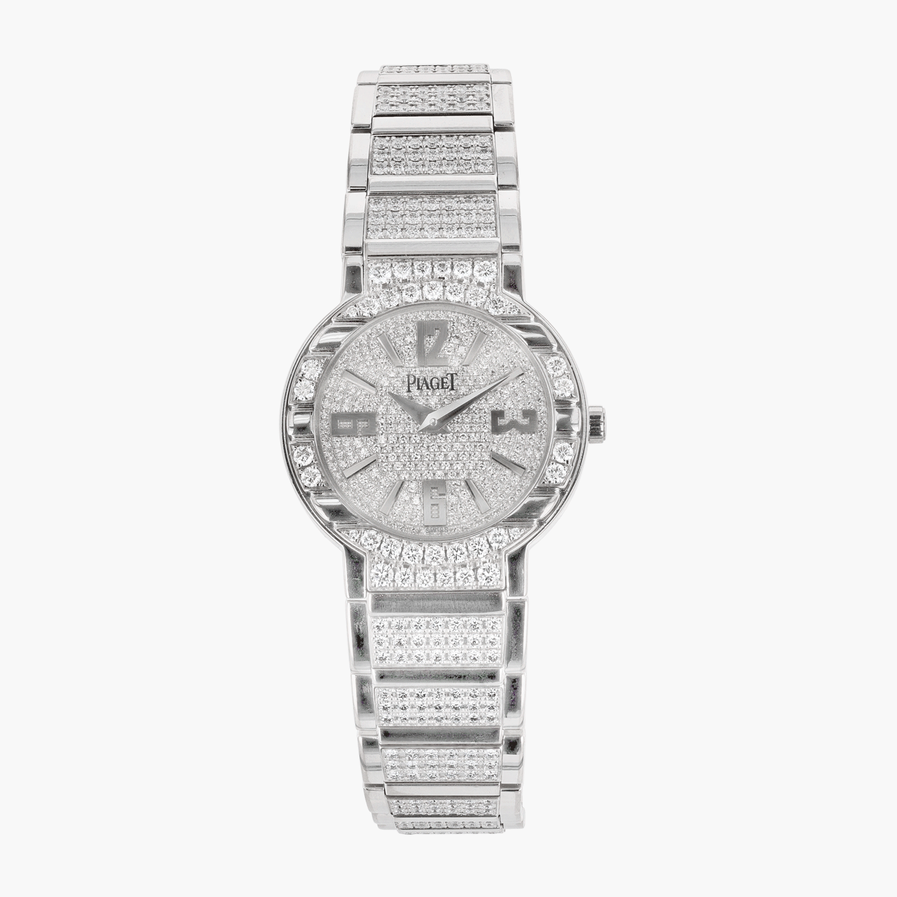 Piaget White Gold and Diamond Quartz Polo Limelight