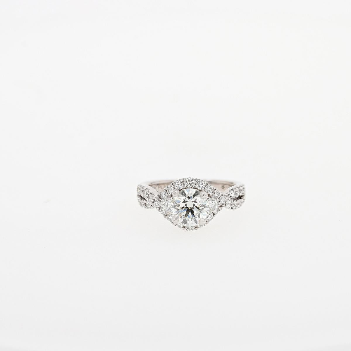 Platinum & 18Kt Gold Engagement Ring
