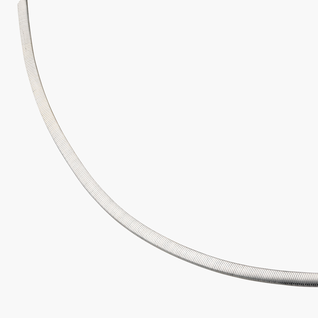 Gold and White Gold Reversible Omega Chain