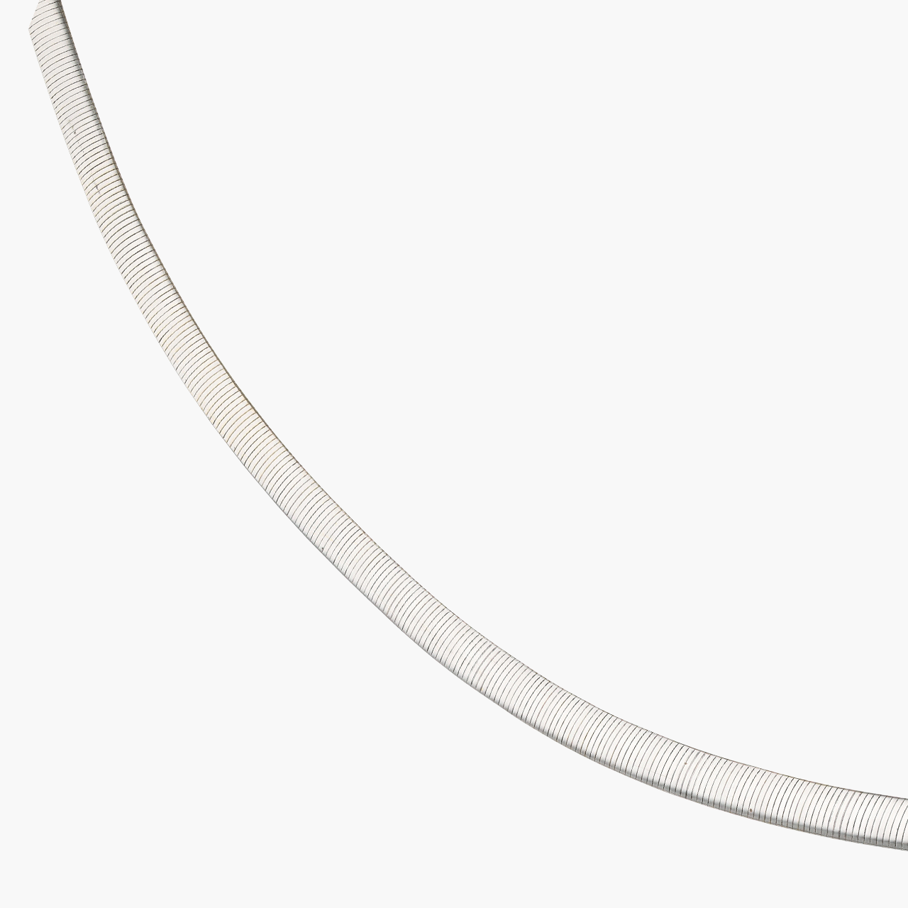 Gold and White Gold Reversible Omega Chain