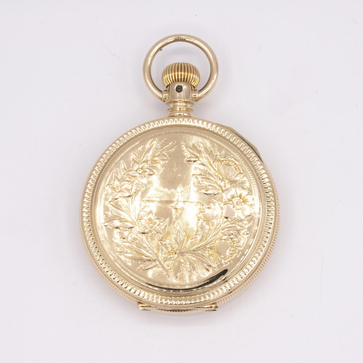 Yellow Gold Waltham Pocketwatch