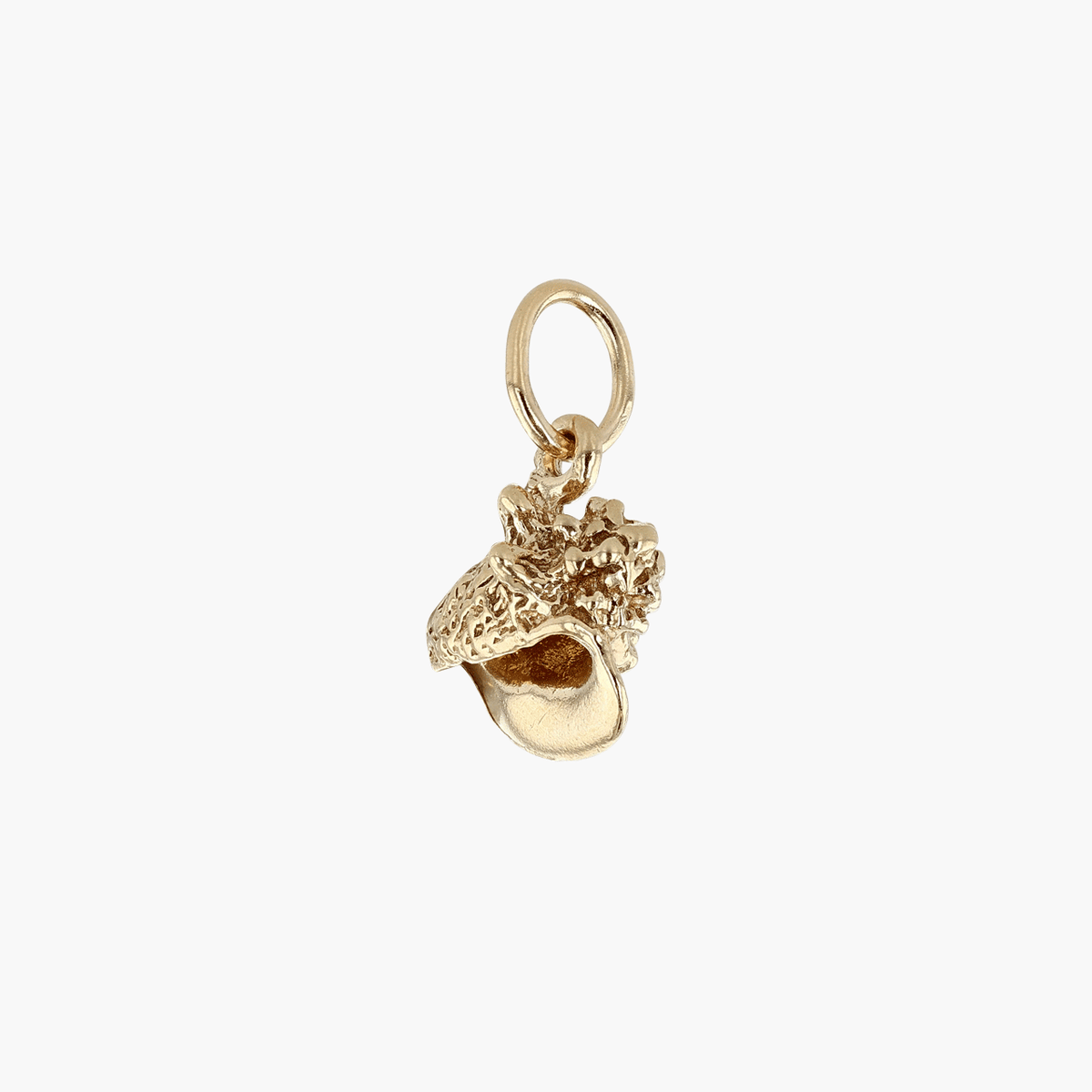 Gold Conch Shell Charm