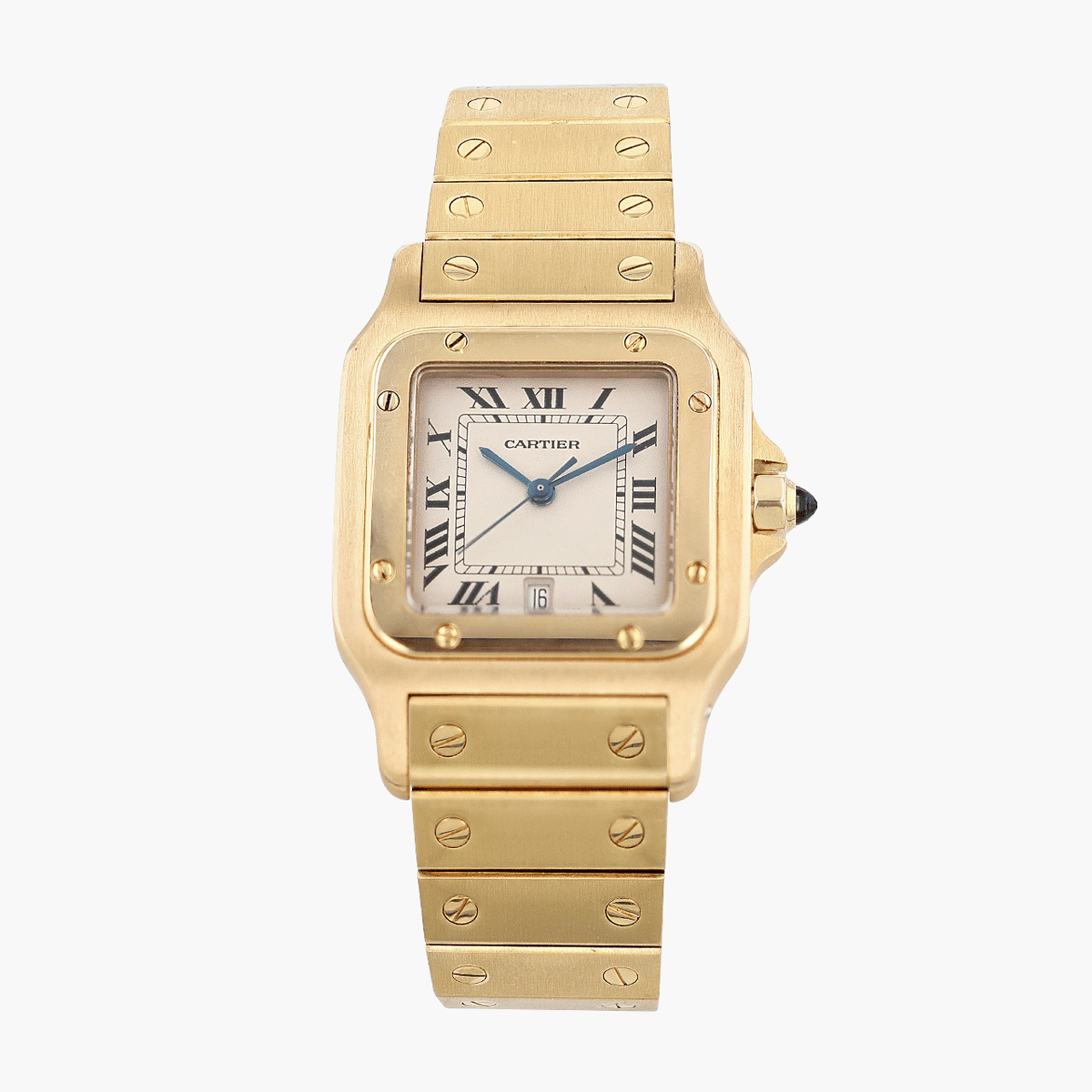 Cartier Santos Galbee Gold Quartz Watch