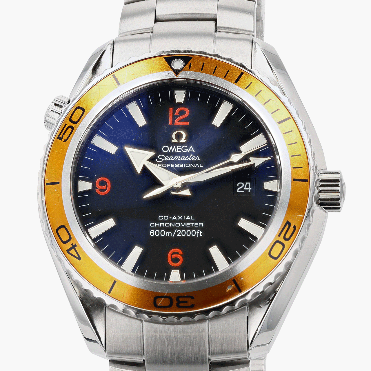 Omega seamaster blue orange online