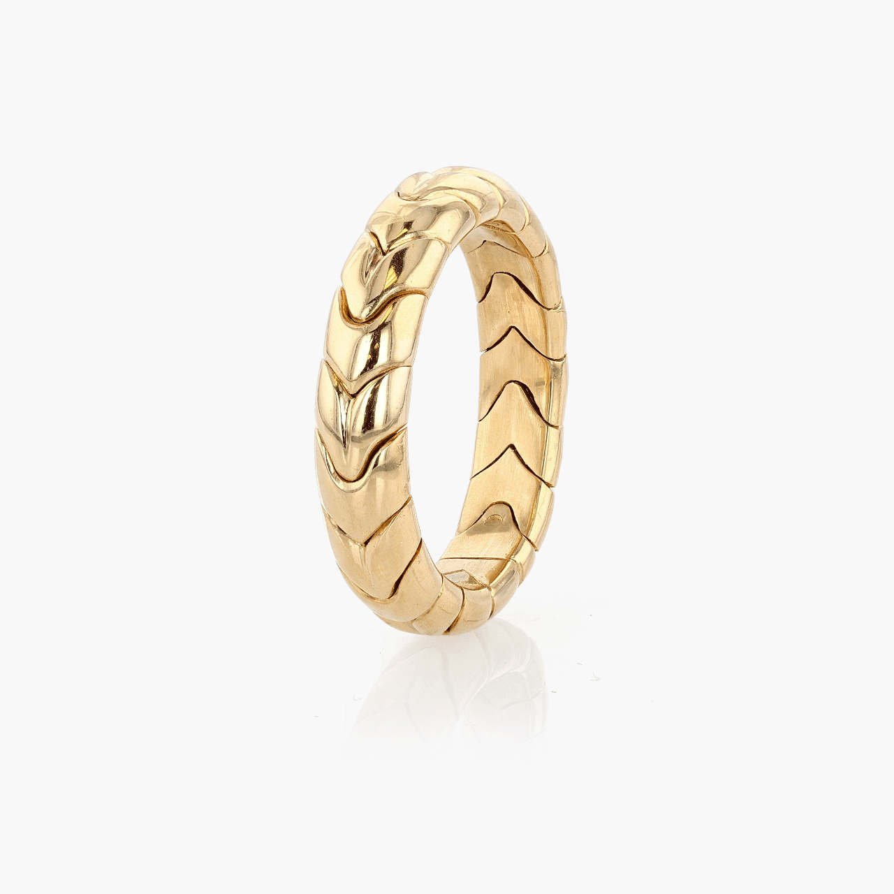 Bulgari Vintage Gold Spiga Ring