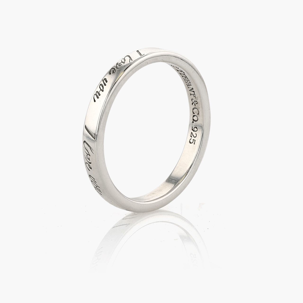 Tiffany & Co. Sterling Silver Love Ring