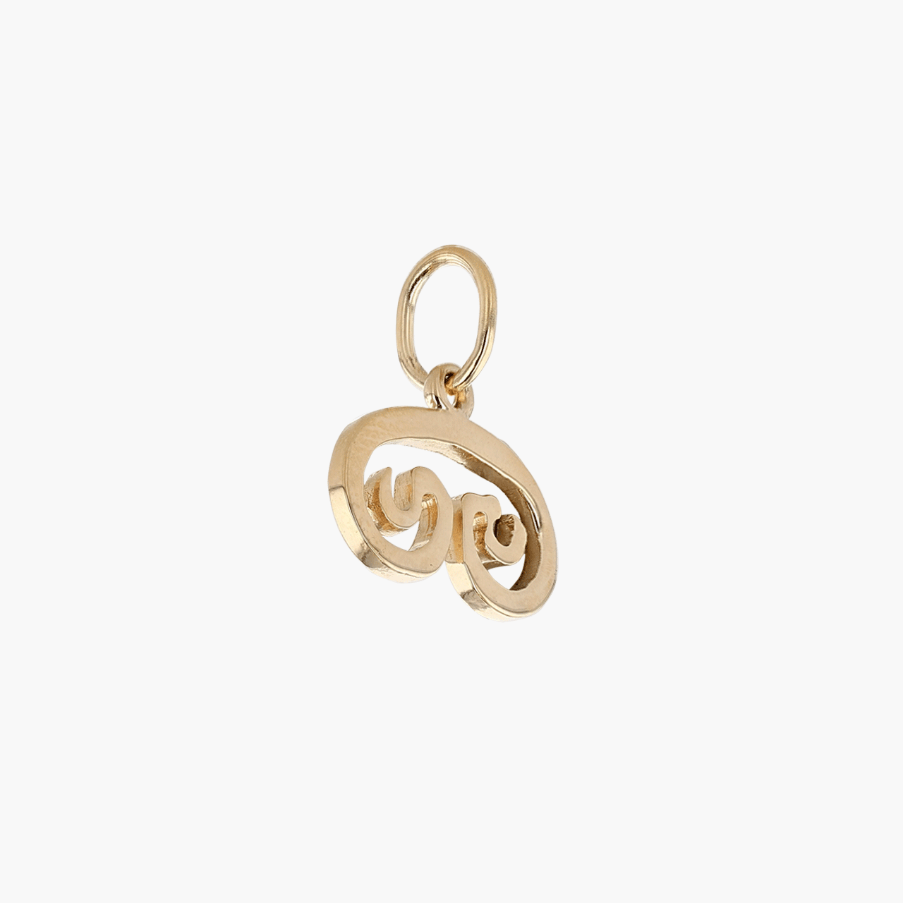 Gold Hawaiian Petroglyph Charm