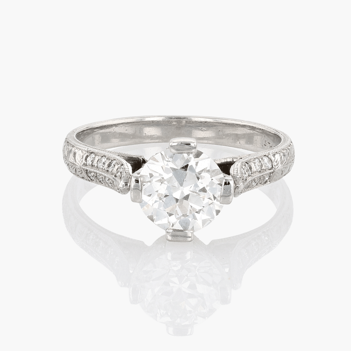 Vintage Old European Cut Diamond Ring