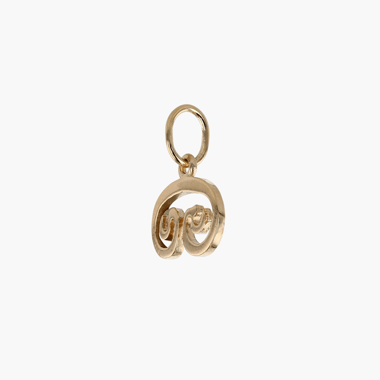Gold Hawaiian Petroglyph Charm