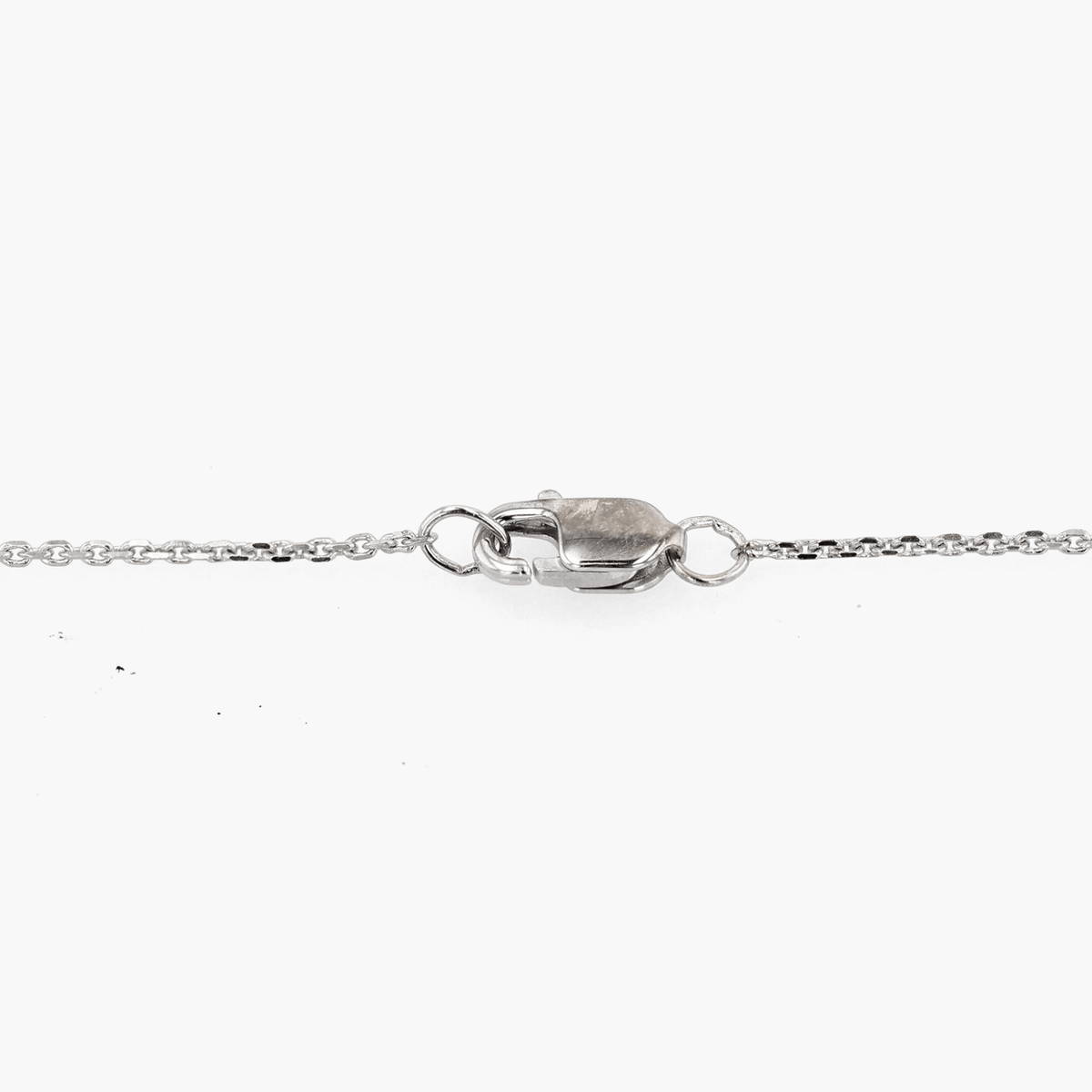 White Gold and Diamond Circle Pendant
