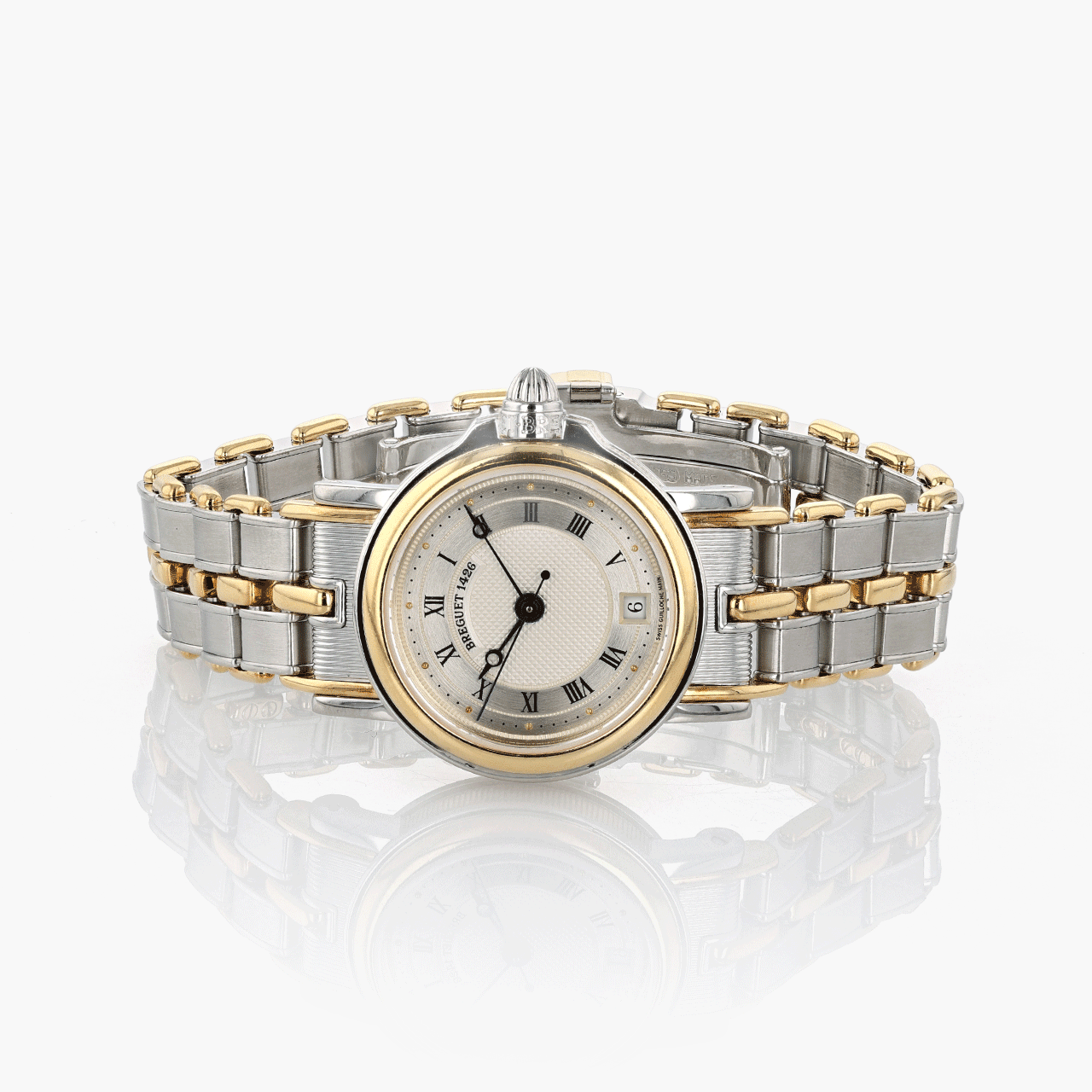 Breguet Marine Steel and Gold Automatic Wristwatch