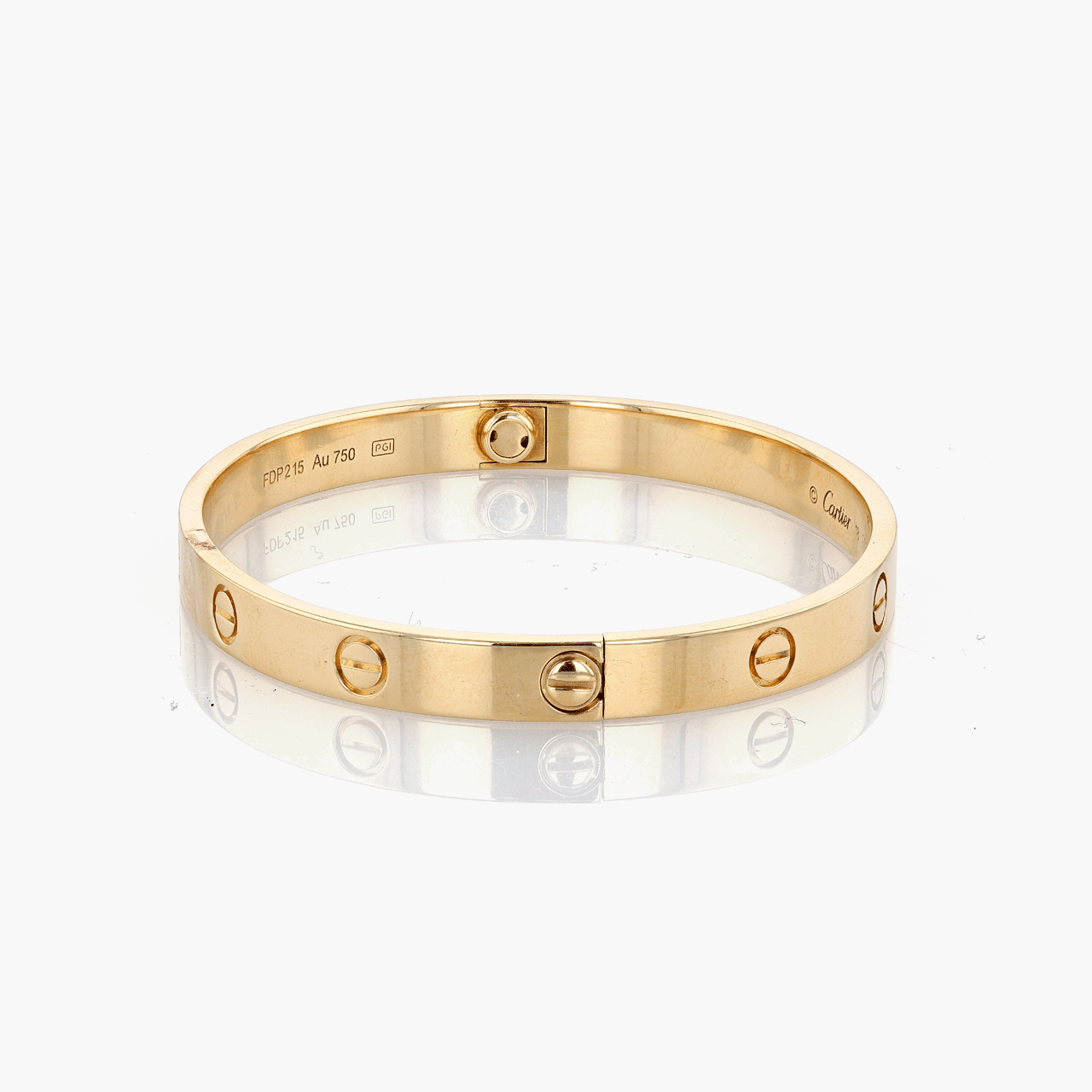 Gold Cartier Love Bracelet