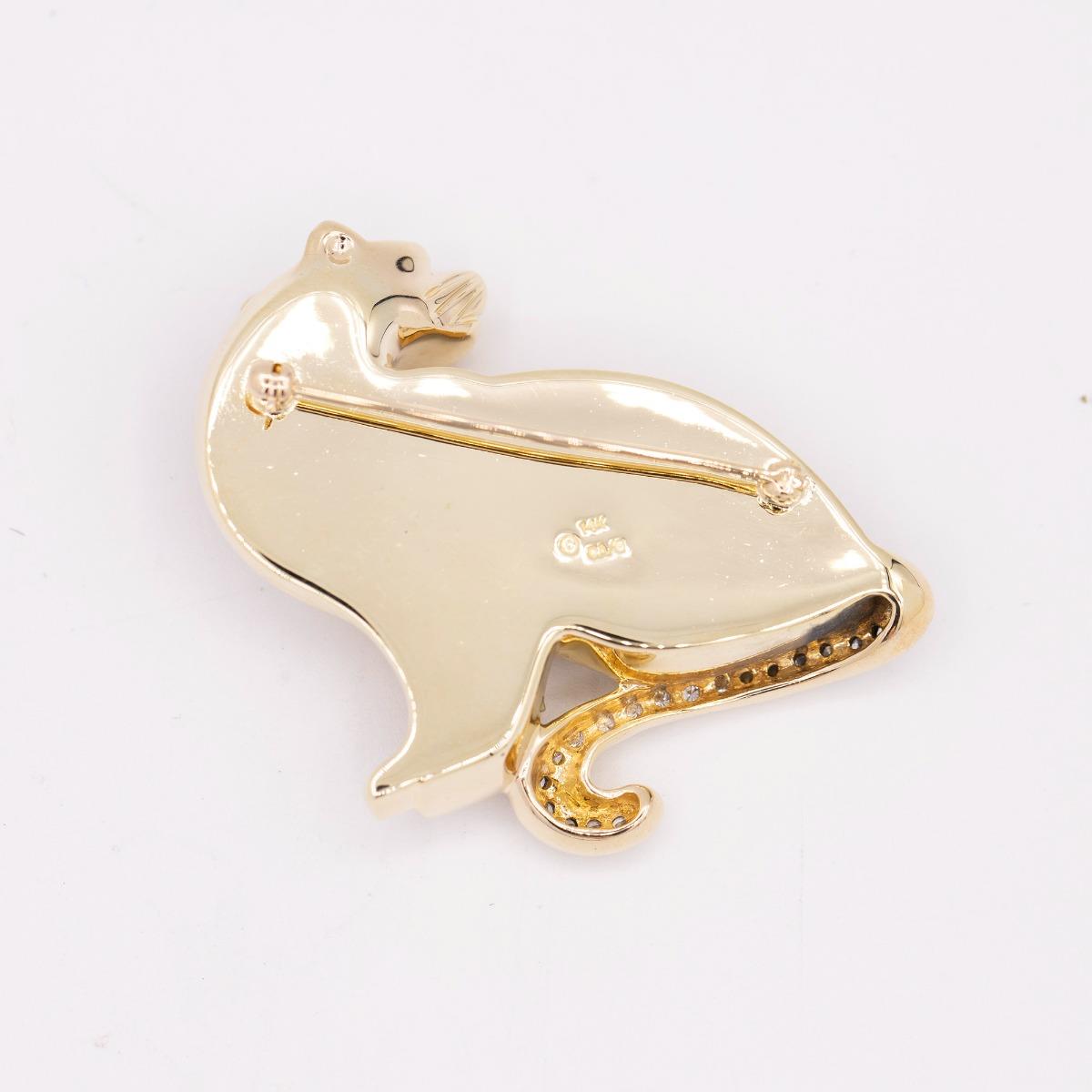 Leopard Brooch By Asch/Grossbardt