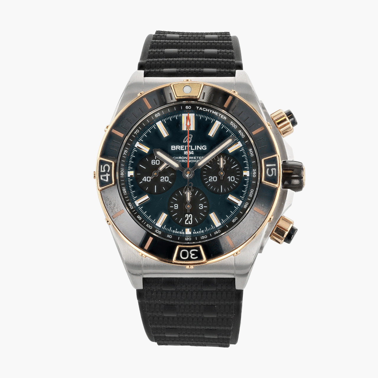 Breitling Super Chronomat in Rose Gold and Steel