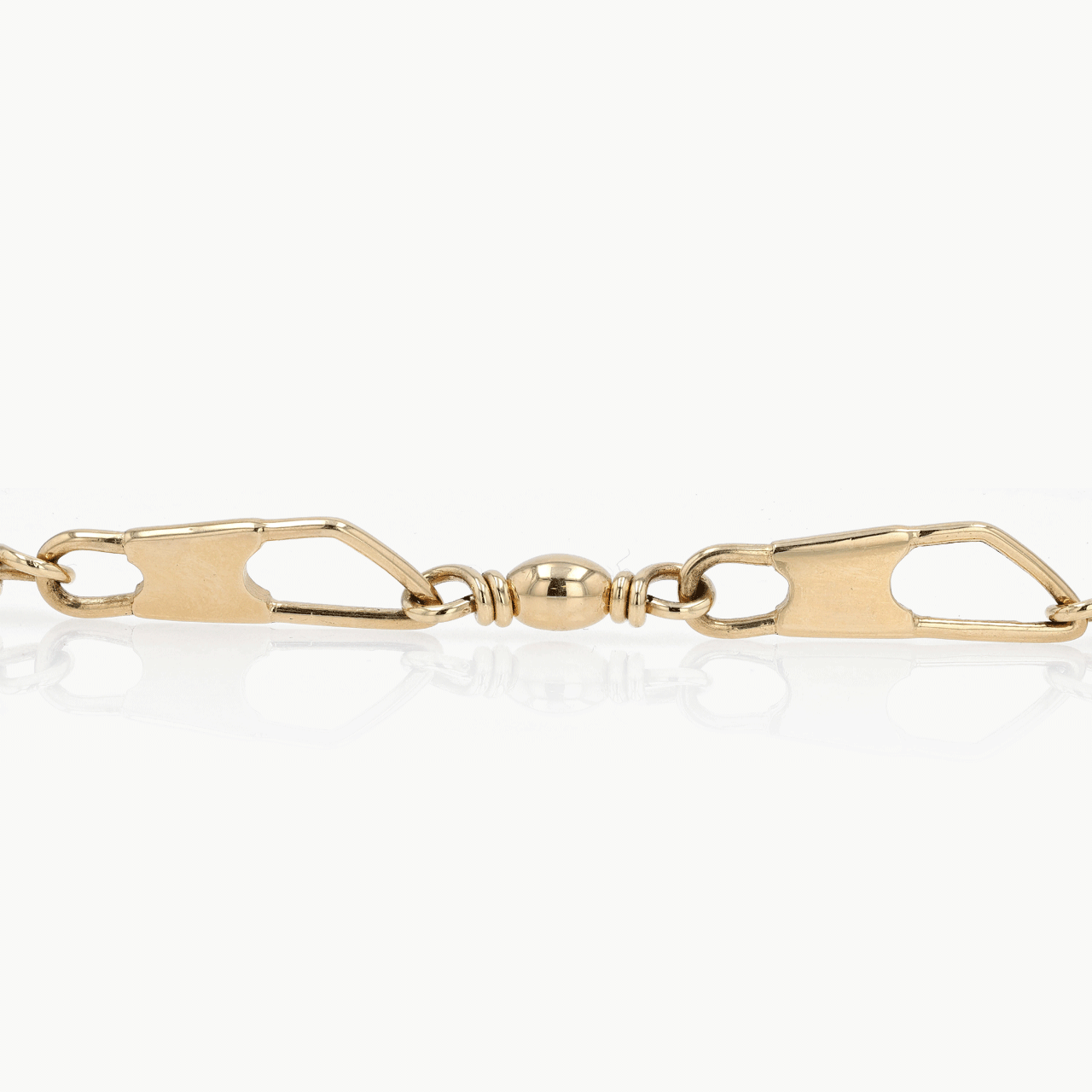 Gold Fishing Motif Bracelet