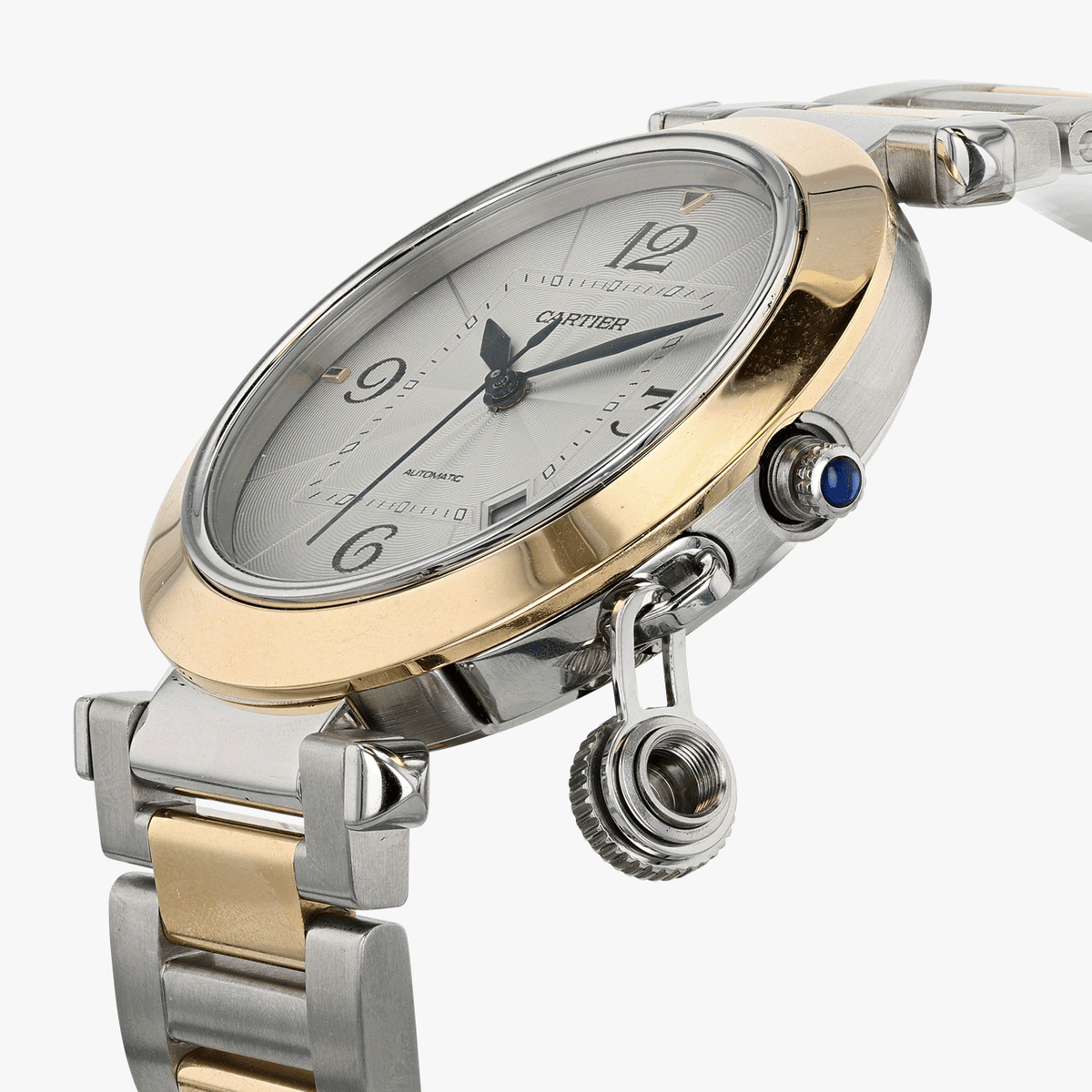 Gold and Stainless Steel Automatic Cartier Pasha