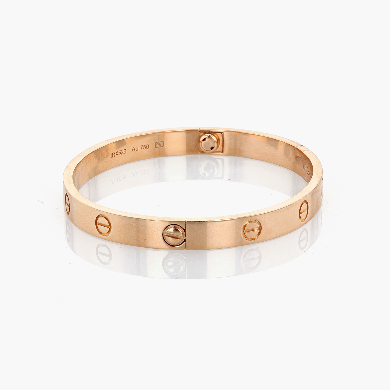 カルティエ　LOVE ブレスレット　ローズゴールド Rose Gold Cartier Love Bracelet