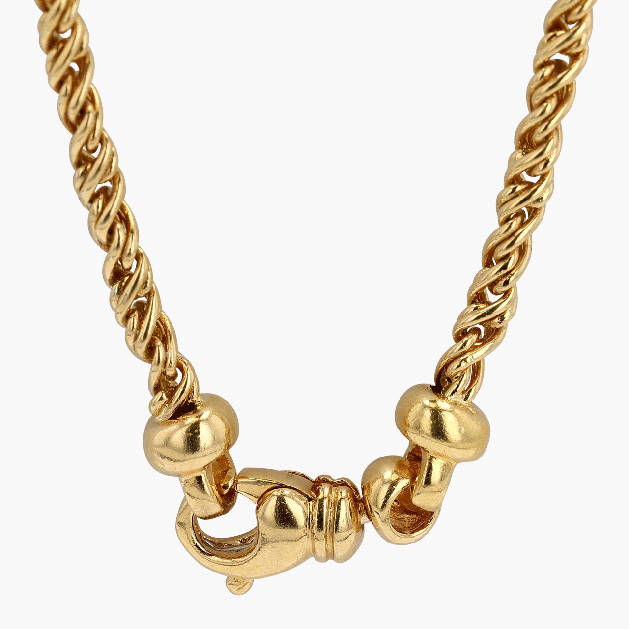Gold, White Gold, and Diamond Lariat Necklace