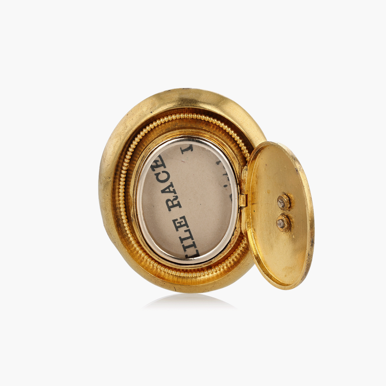 Antique Gold, Pearl, and Enamel Brooch