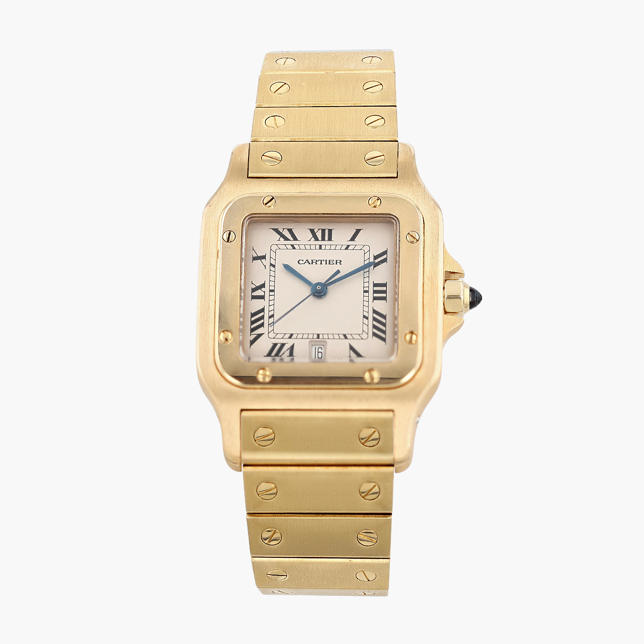 Cartier Santos Galbee Gold Quartz Watch