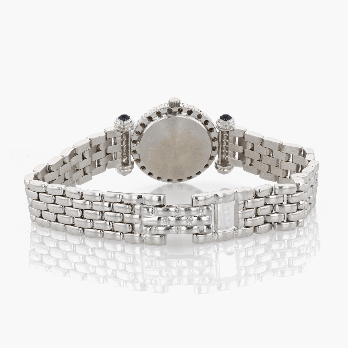 Tourneau White Gold, Diamond, and Mother of Pearl Wrist Watch