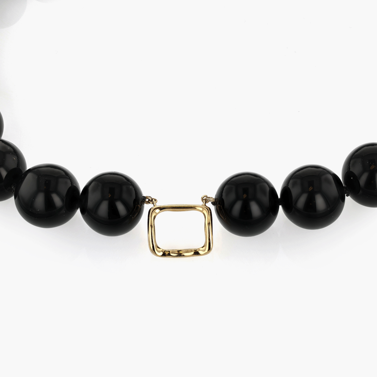 Tiffany & Co. Gold and Onyx Necklace