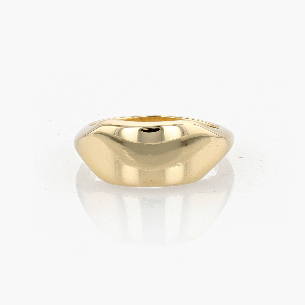 Gold Rectangular Signet Ring