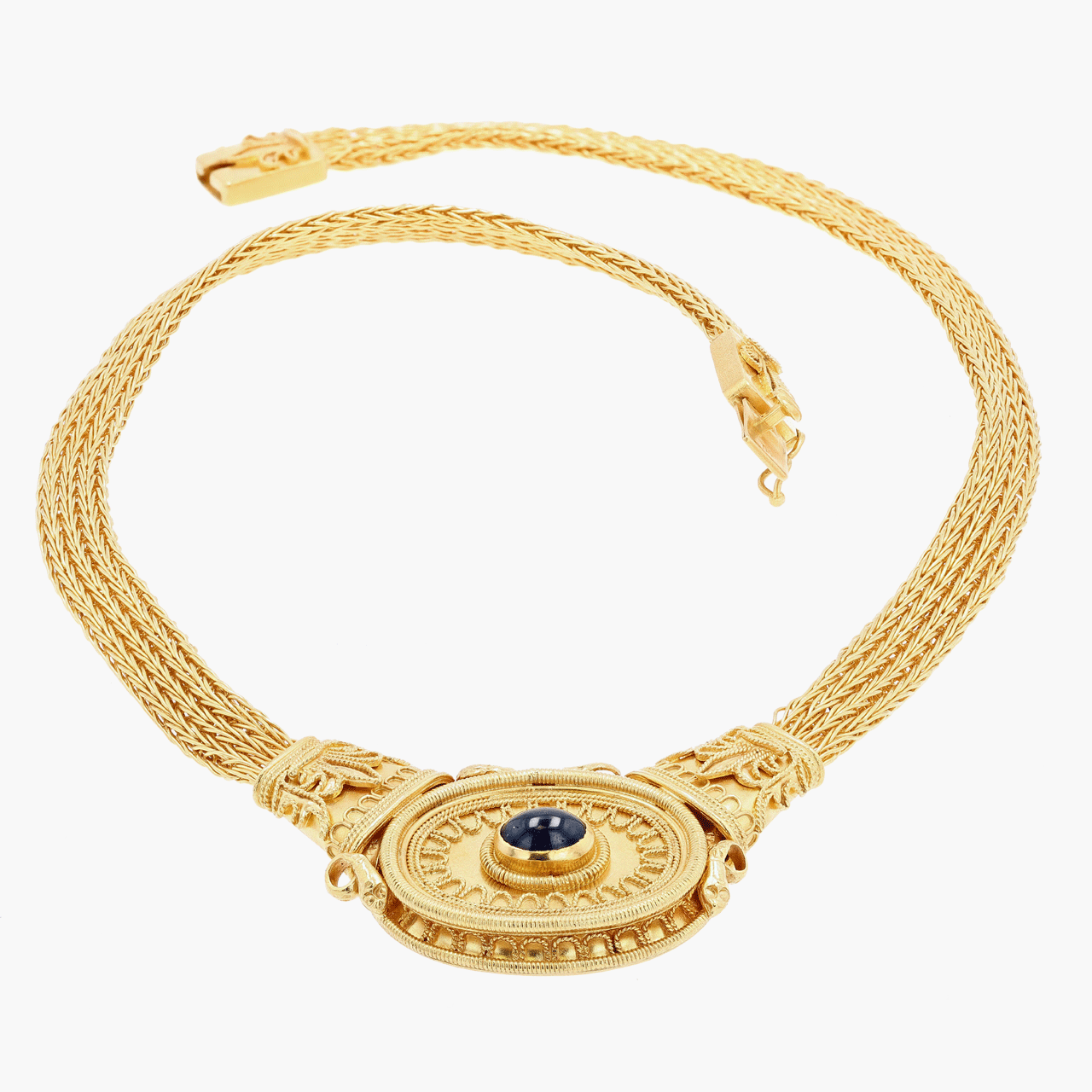 22 Karat Gold Etruscan Revival Necklace From The Metropolitan Museum of Art