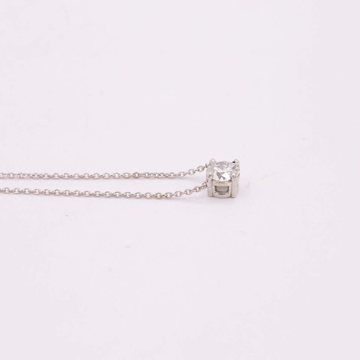 Vintage Diamond Solitaire Pendant