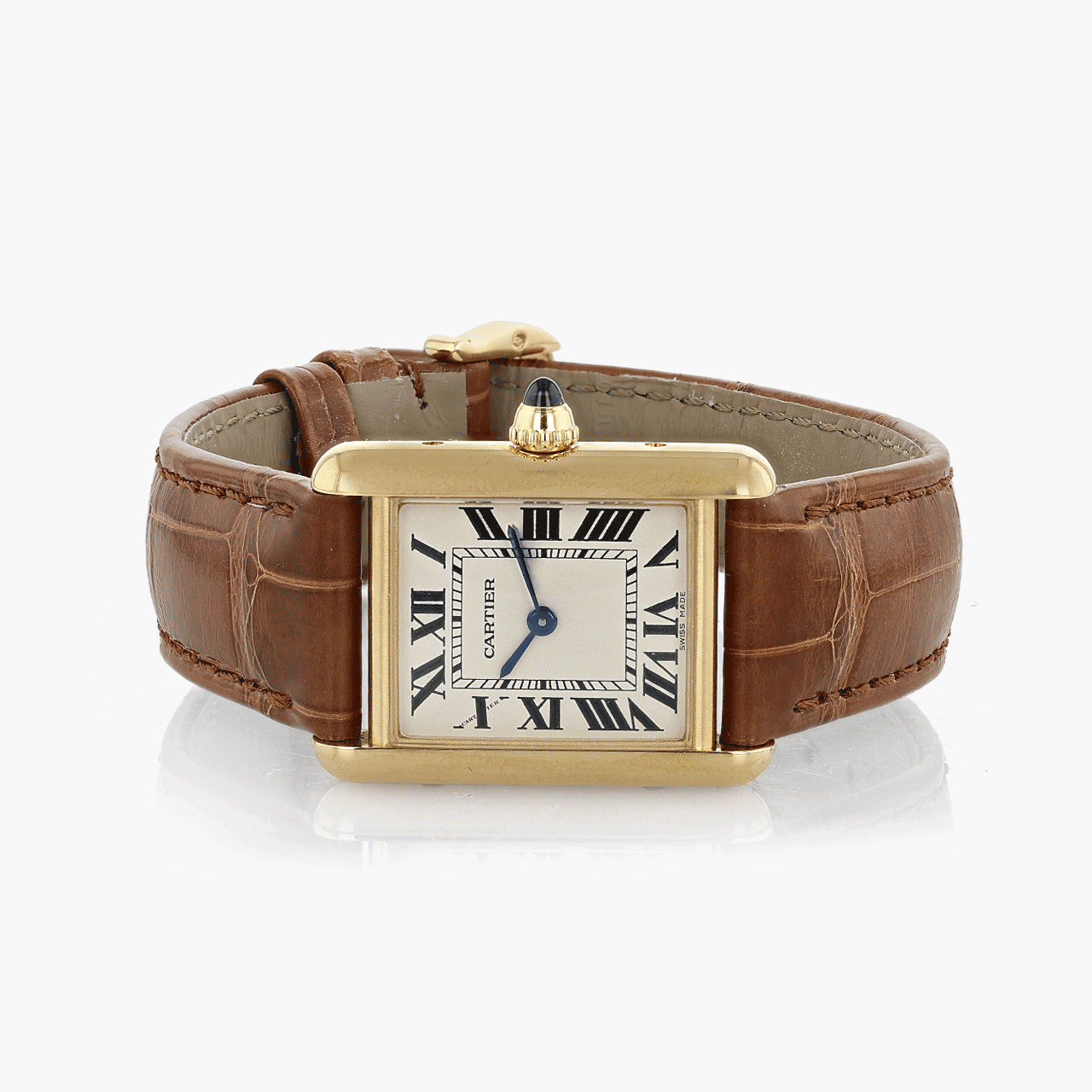Cartier Tank Louis in Gold With Quartz Movement
