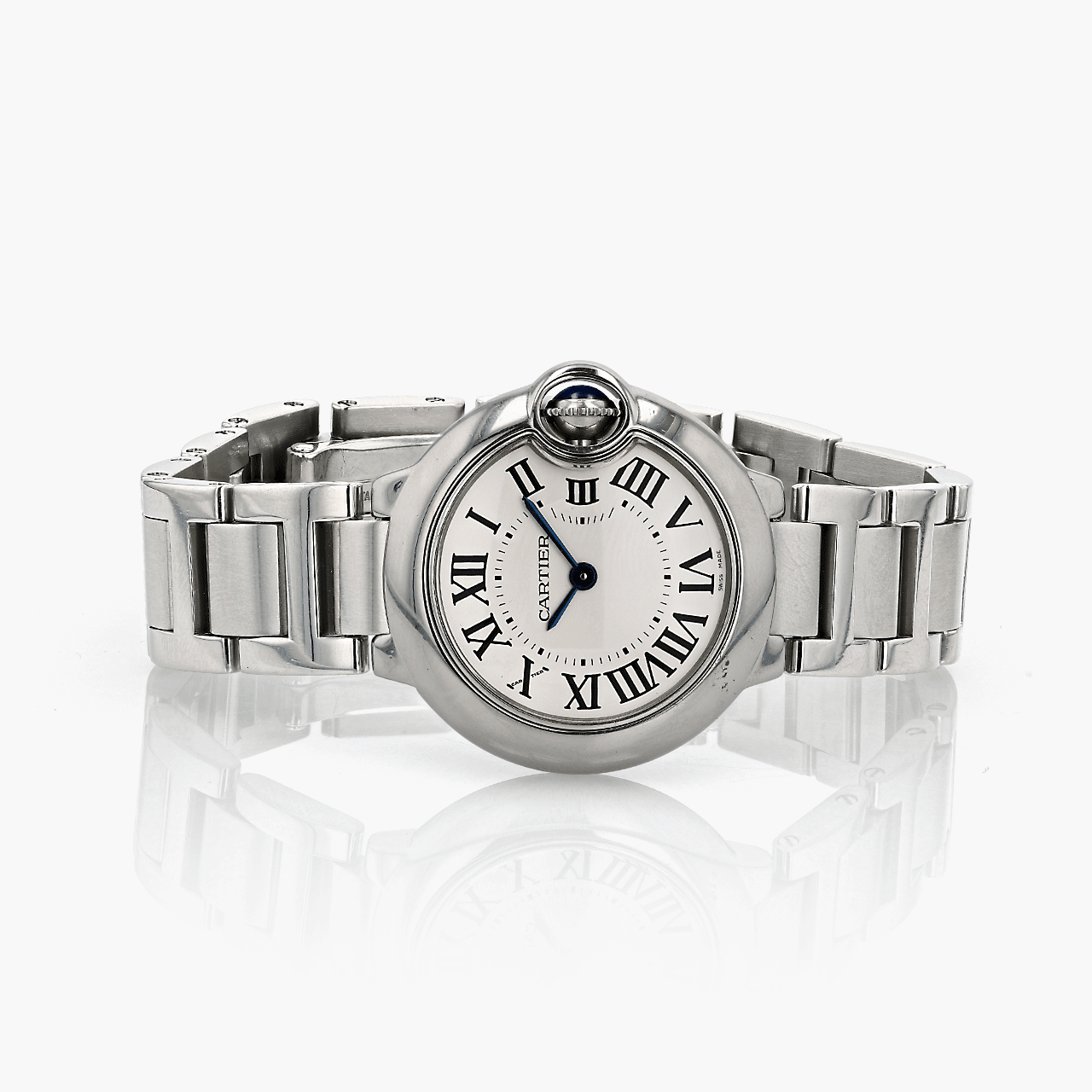 Stainless Steel Quartz Cartier Ballon Bleu