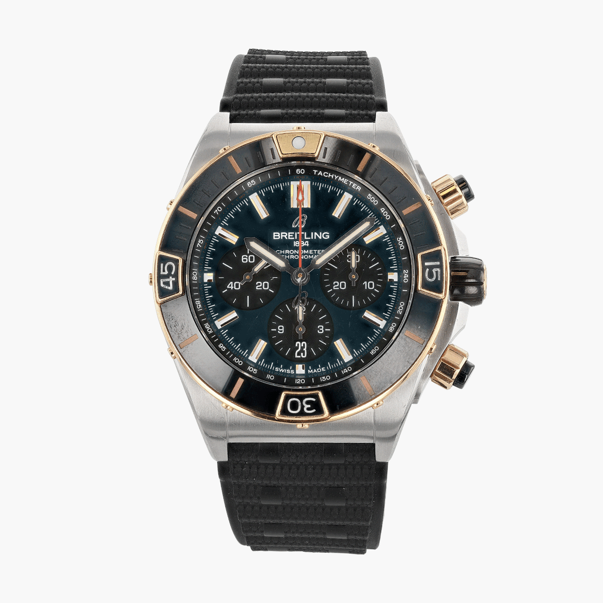 Breitling Super Chronomat in Rose Gold and Steel