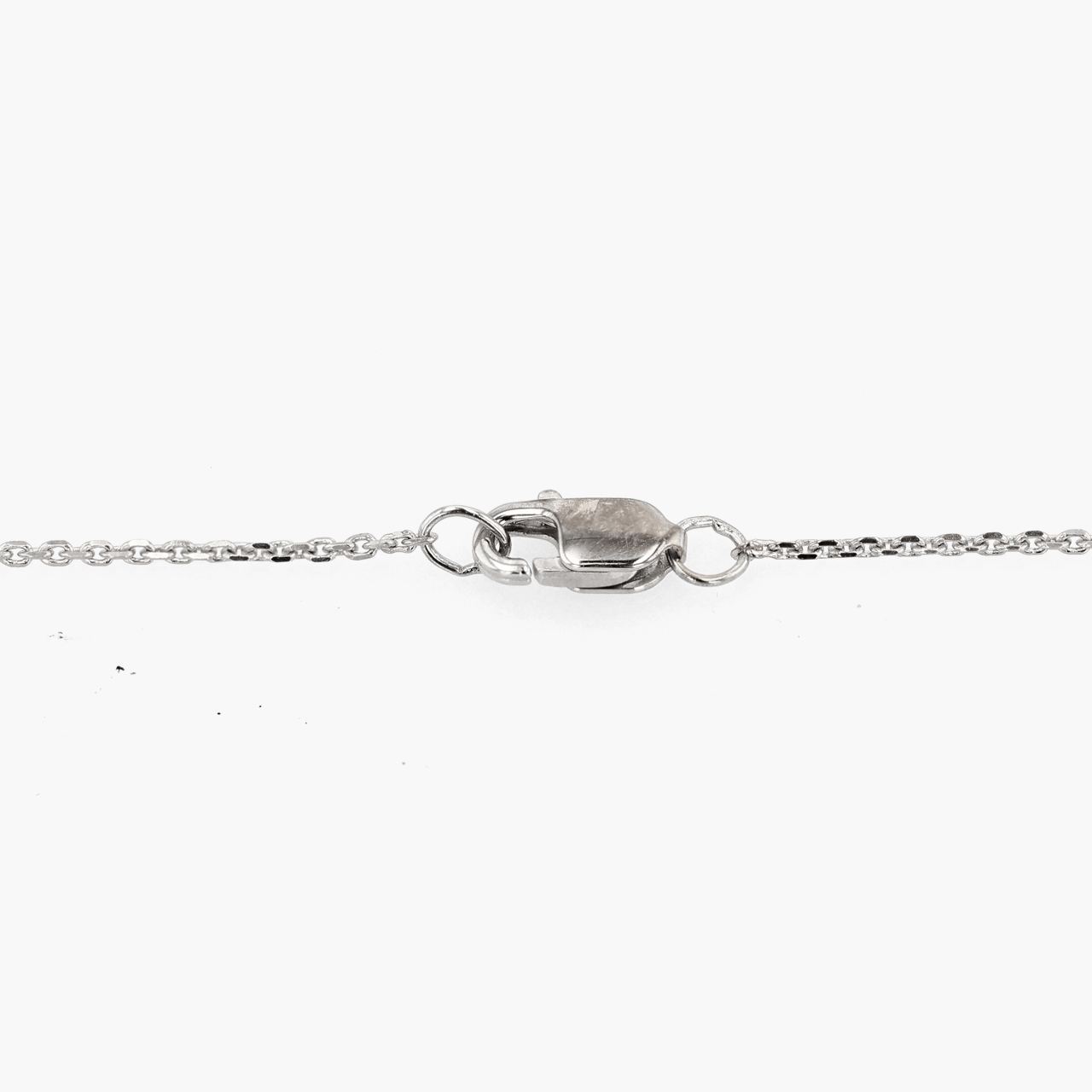 White Gold and Diamond Circle Pendant
