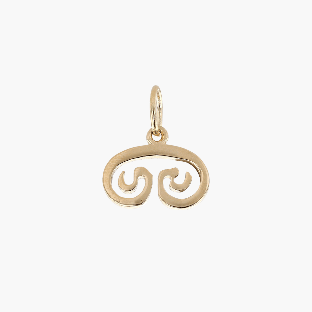 Gold Hawaiian Petroglyph Charm