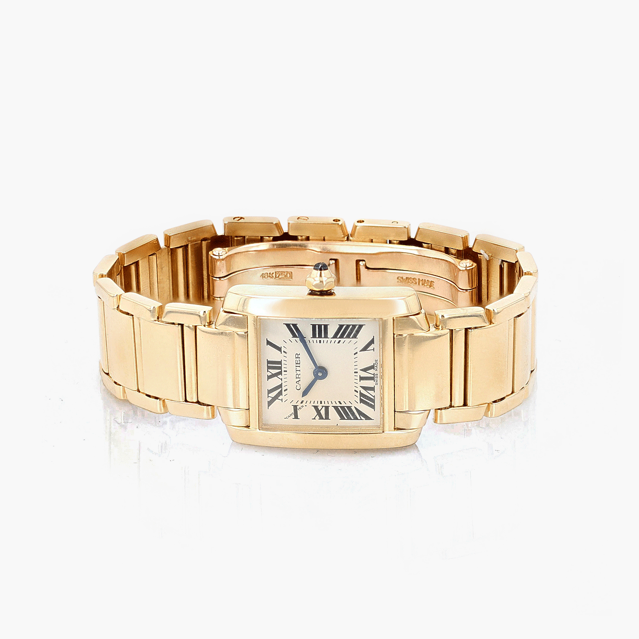 Gold Cartier Tank Francaise